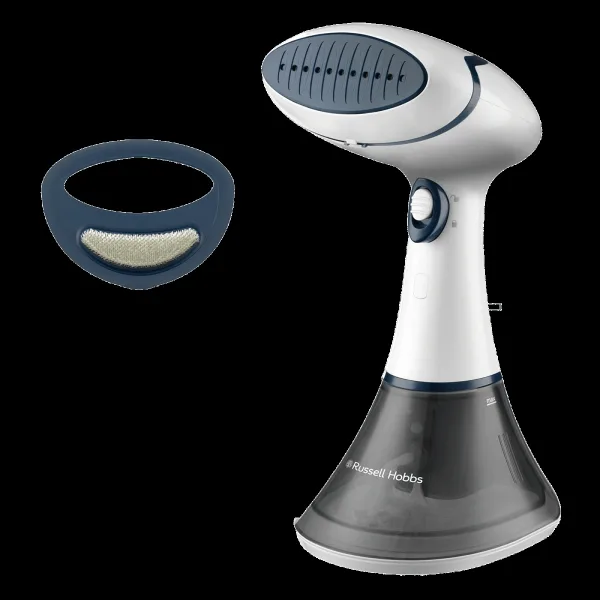 Russell Hobbs Steam Genie Essential 1600 Watts Handheld Garment Steamer (200ml Water Tank, Steam Trigger Lock, Green)