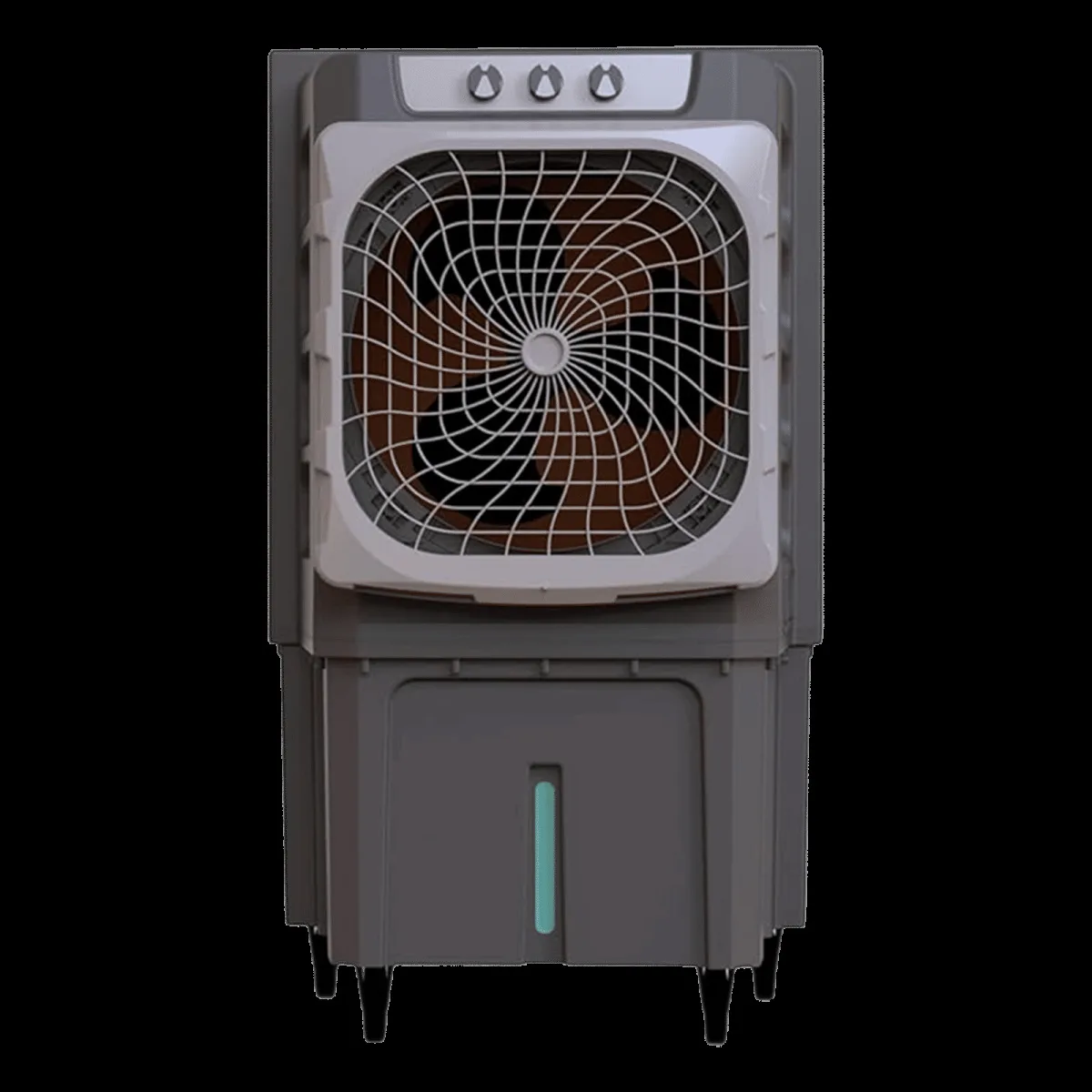 BAJAJ XForce 135 Litres Desert Air Cooler with Semi-Commercial Cooler (DuraMarine Pump, Gray)