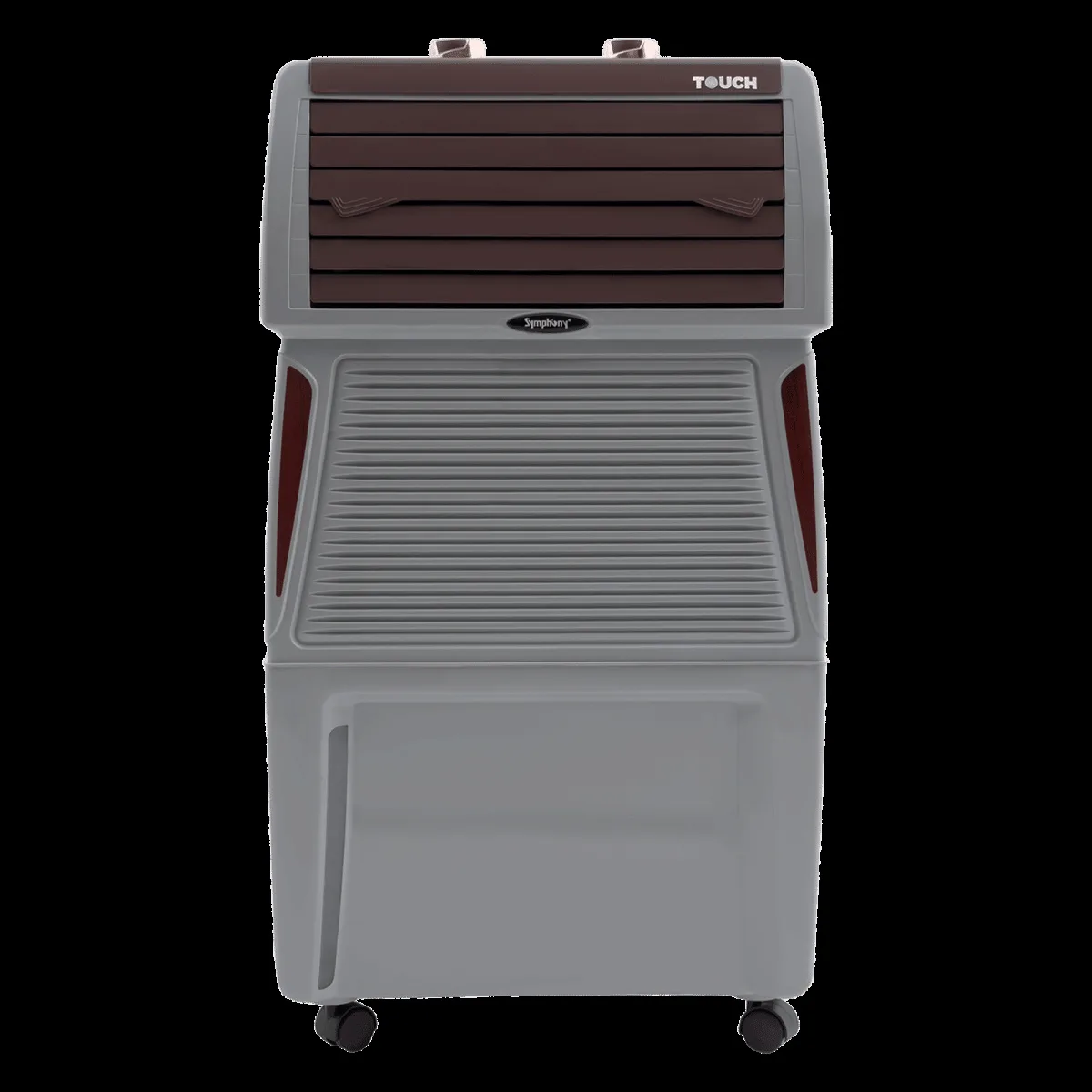 Symphony Touch 40 Litres Desert Air Cooler with CFD Technology (Inverter Compatible, Grey & Brown)