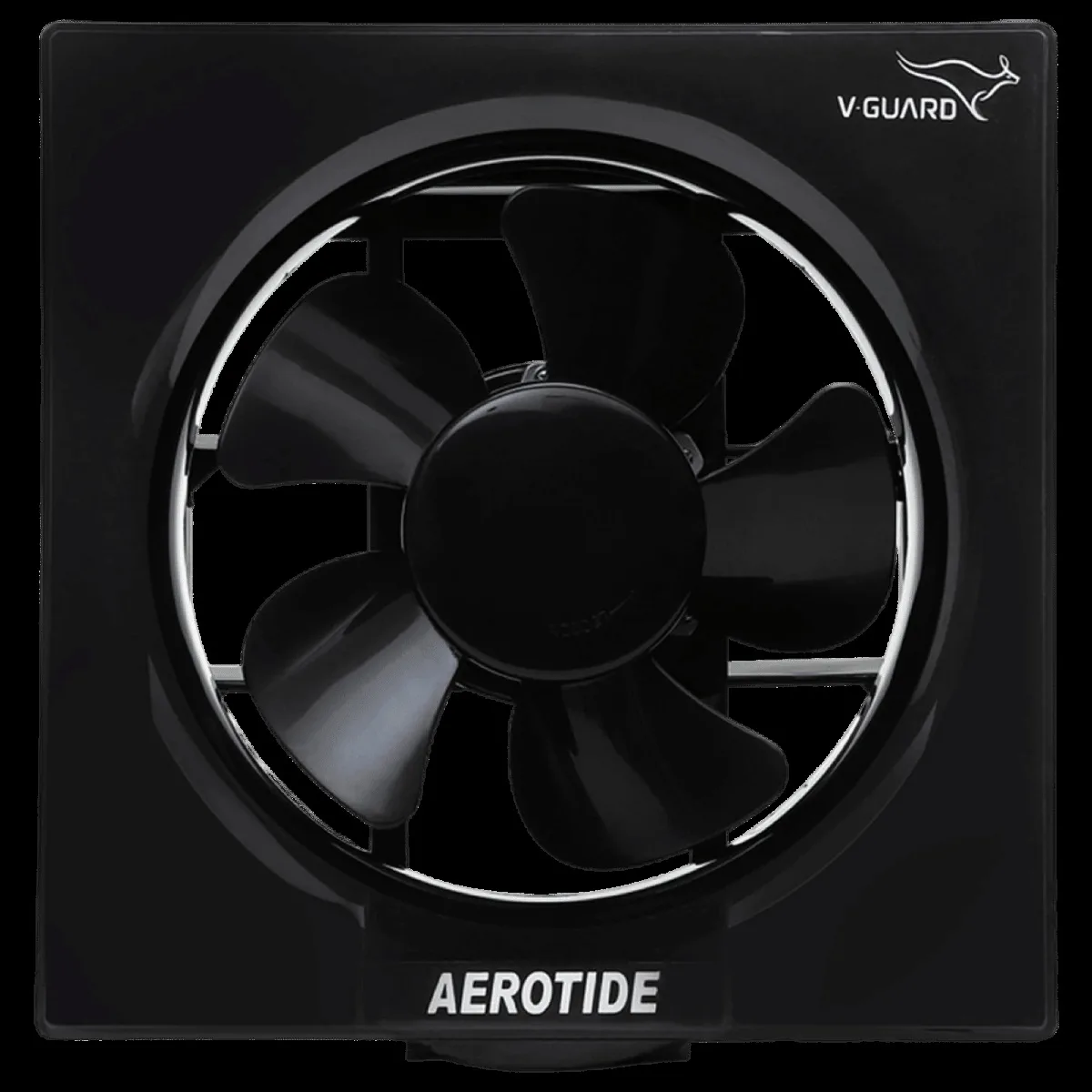 V-GUARD Aerotide 8 Inch 200mm Exhaust Fan (Powerful Copper Motor, Black)