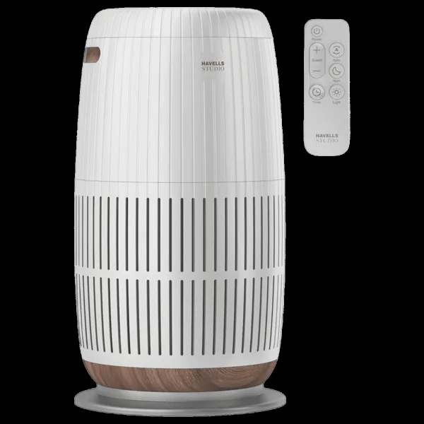 HAVELLS Meditate AP 250 Smart Air Purifier with Remote Control (Alexa & Google Home Enabled, Silver Satin)