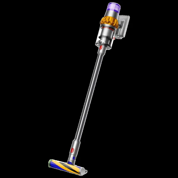 dyson V15 Detect 240W Cordless Dry Vacuum Cleaner with Anti-tangle Technology (LCD Screen, Yellow & Nickel)