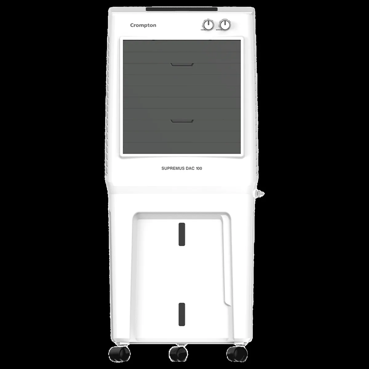 Crompton Supremus 100 Litres Desert Air Cooler (Honeycomb Pads, ACGC-SUPREMUS100, White and Black)