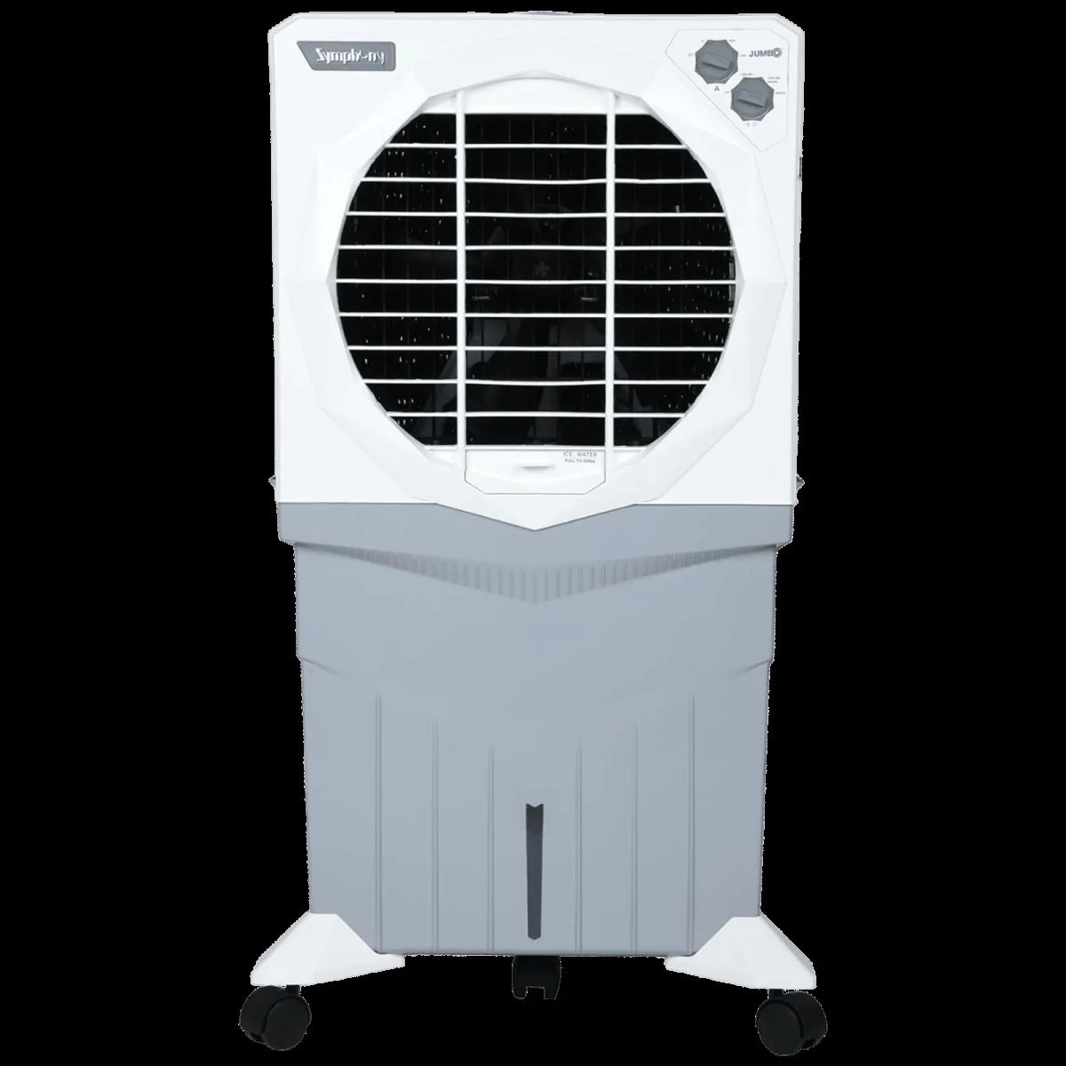 Symphony Jumbo 75XL+ 75 Litres Desert Air Cooler with Whisper-Quiet Operation (Cool Flow Dispenser, White)