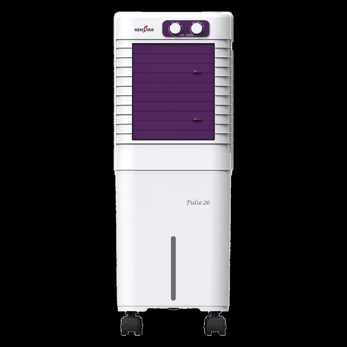KENSTAR Pulse HC 20 Litres Personal Air Cooler with Double Ball Bearing Motor (Collapsible Louvres, White)