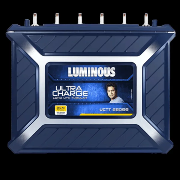 LUMINOUS UCTT 28066 250 Ah Battery (Tubular Technology, Blue)