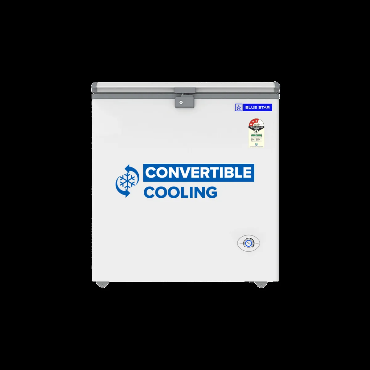 Blue Star N Series 150 Litres 3 Star Direct Cool Single Door Deep Freezer with Quadracool Technology (HT3-N180, White)