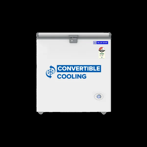Blue Star N Series 150 Litres 3 Star Direct Cool Single Door Deep Freezer with Quadracool Technology (HT3-N180, White)