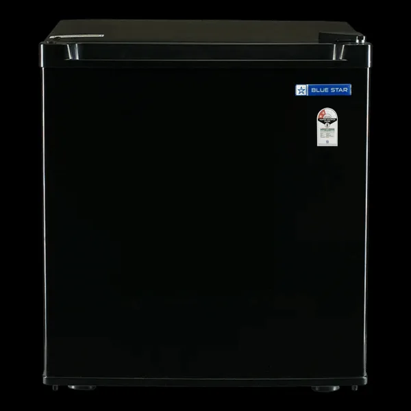 Blue Star Mini Bar 47 Litres 2 Star Direct Cool Single Door Refrigerator with Temperature Control Dial (MR60-GB, Black)