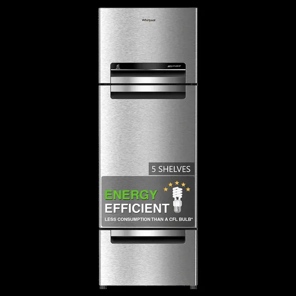 Whirlpool Protton 215 Litres Frost Free Triple Door Refrigerator with Zeolite Technology (22164, Radiant Steel)