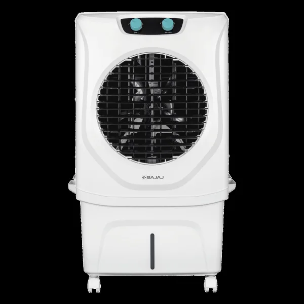 BAJAJ Shield Series 70 Litres Desert Air Cooler with Turbo Fan (DuraTuff PRO Motor, White)
