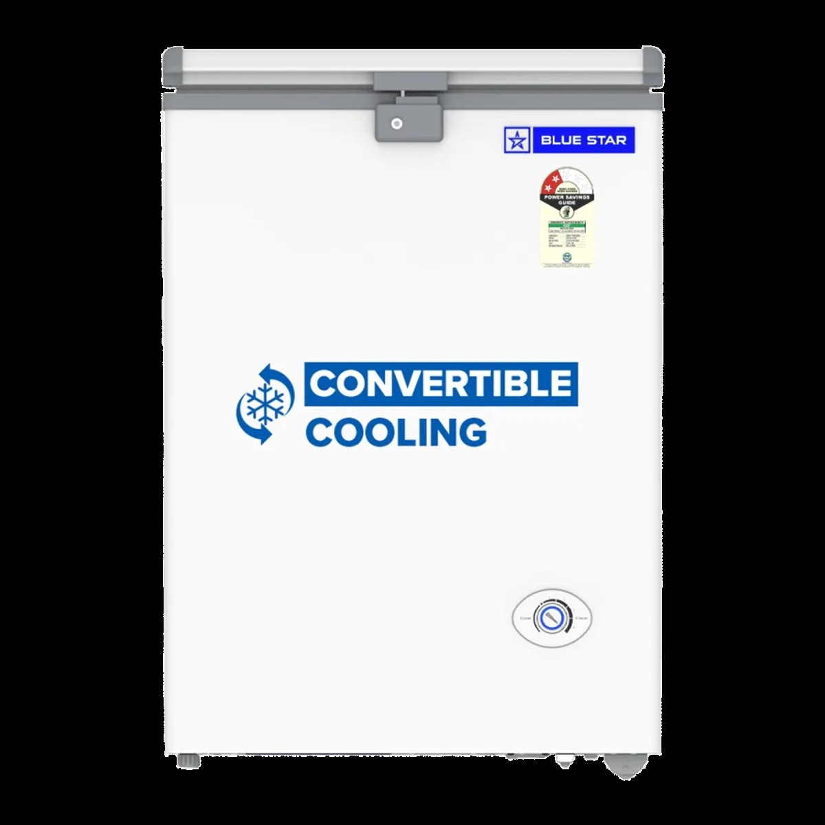 Blue Star N Series 99 Litres 2 Star Direct Cool Single Door Deep Freezer with Quadracool Technology (HT2-N130, White)