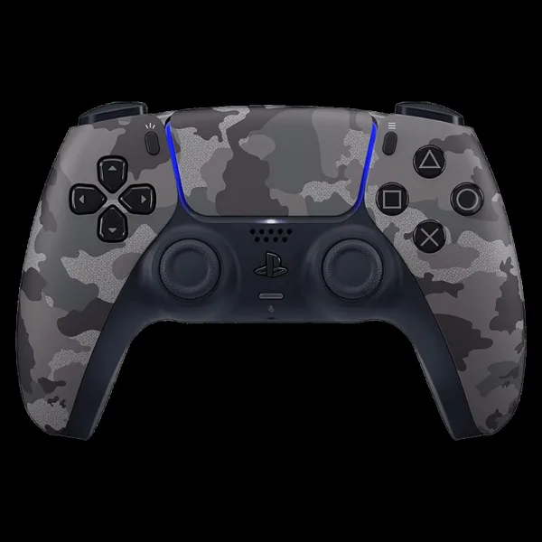 SONY DualSense Wireless Controller for Playstation 5 (Highly Immersive Gaming Experience, CFI-ZCT1W06XRUS, Grey Camo)