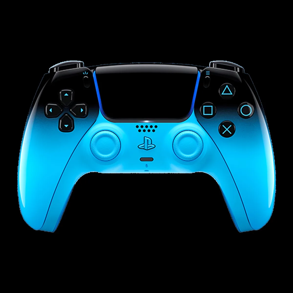 SONY DualSense Wireless Gaming Controller for PlayStation 5 (Built-in Microphone, CFI-ZCT2W15X, Rhythm Blue)