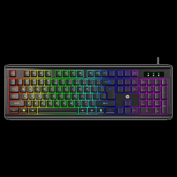 HP K280 Wired Gaming Keyboard with 3-Zone RGB Backlit (Spill Resistanc, Black)
