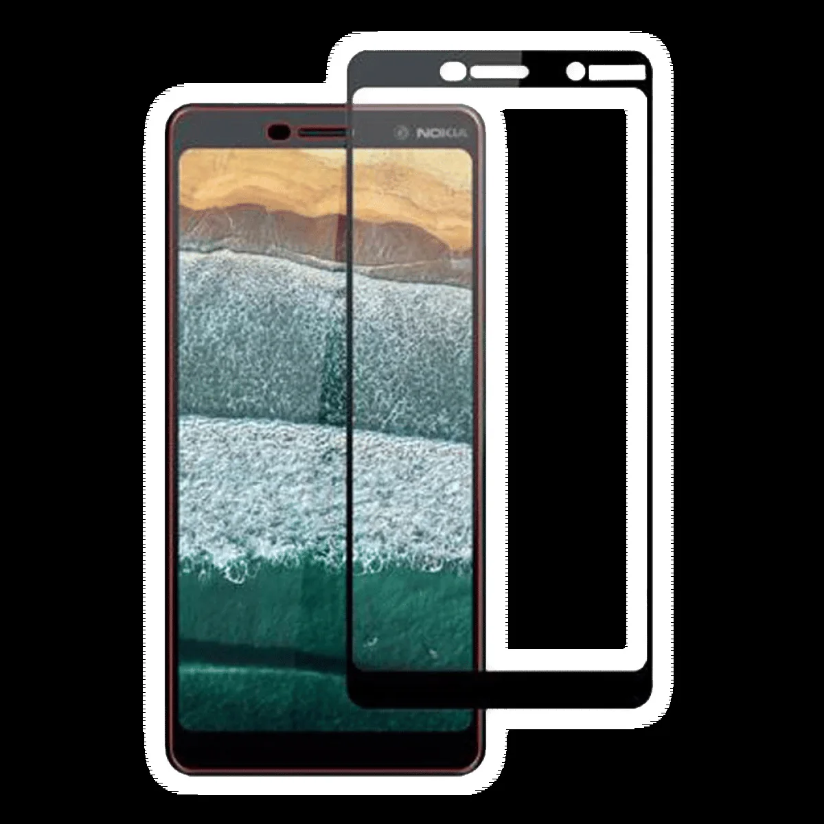 stuffcool Mighty Tempered Glass for NOKIA 7 Plus (9H Hardness)