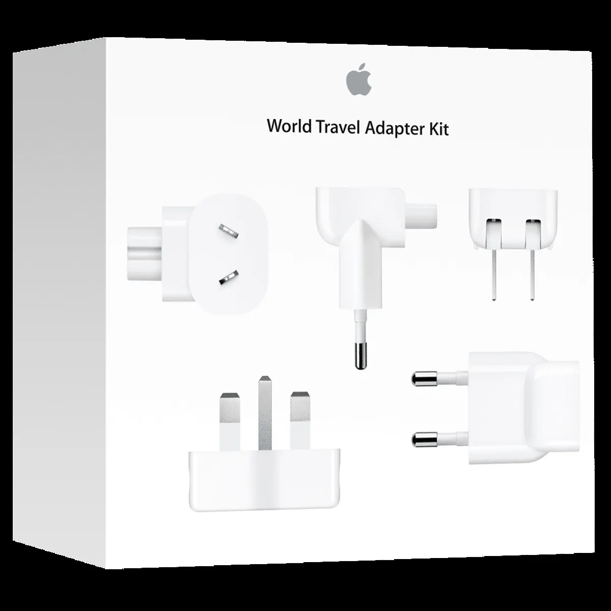 Apple Travel Adapter Kit (Set of Seven AC Plugs, MD837ZM/A, White)