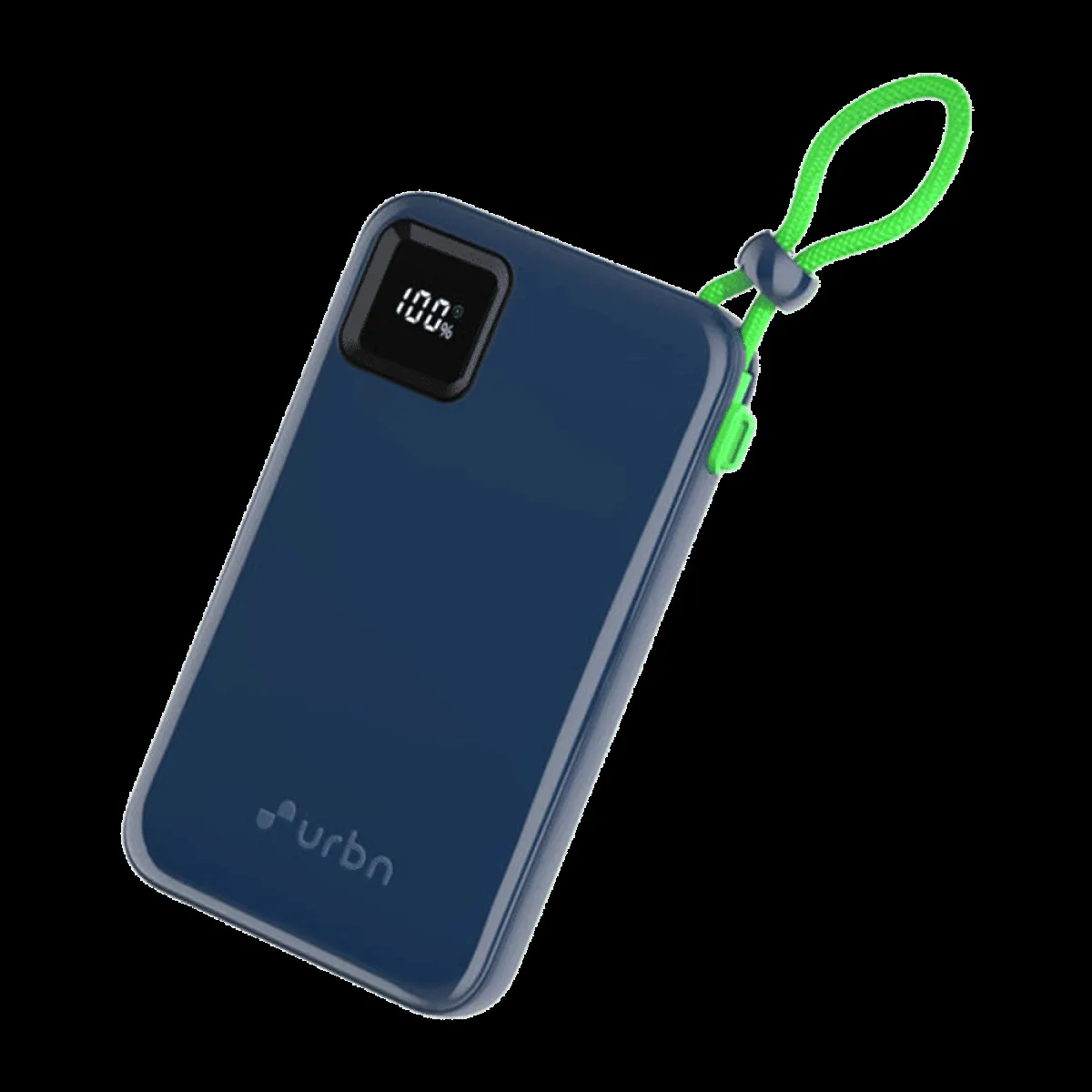 urbn Ultra Link 10000 mAh 22.5W Fast Charging Power Bank (1 Type A & 2 Type C Ports, Smart LED Display, Blue)