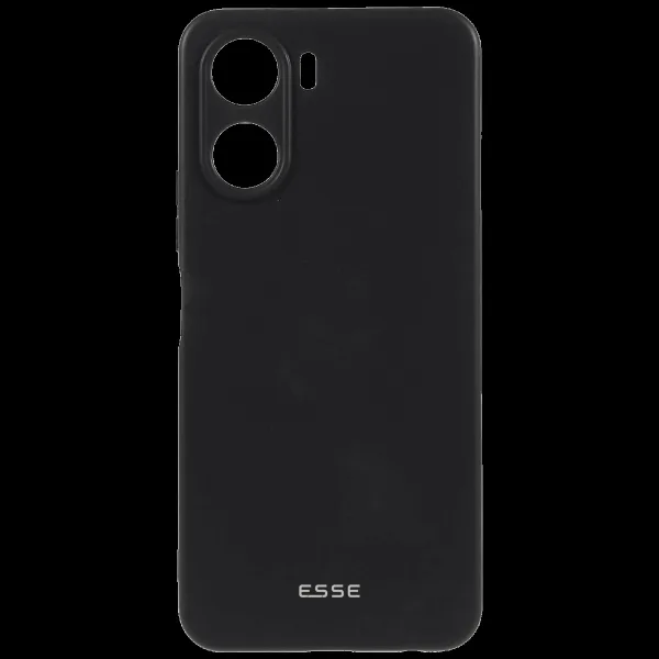 ESSE Soft Silicone Back Case for Vivo Y16 (Optimal Protection, Black)