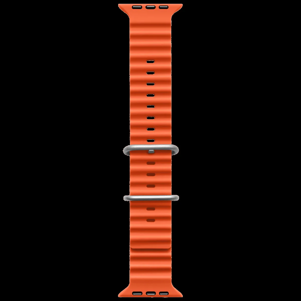 Muvtech Active Silicon Strap for Apple iWatch (42mm / 44mm / 45mm / 49mm) (Orange)