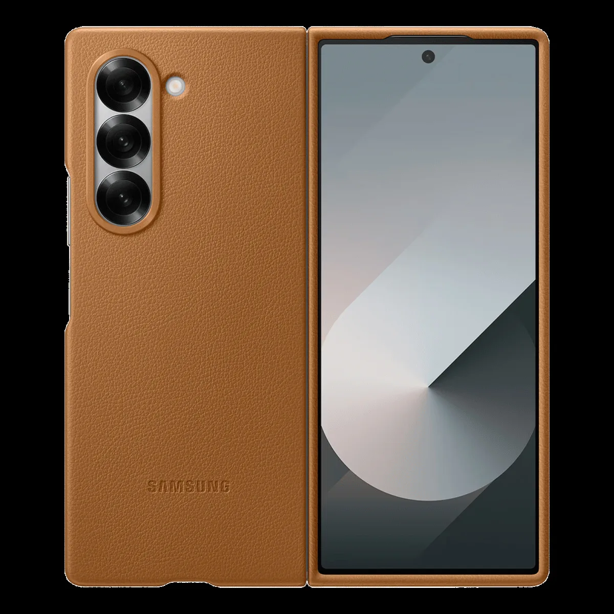 SAMSUNG Soft Back Cover for SAMSUNG Galaxy Z Fold6 (Kindsuit, Tan)
