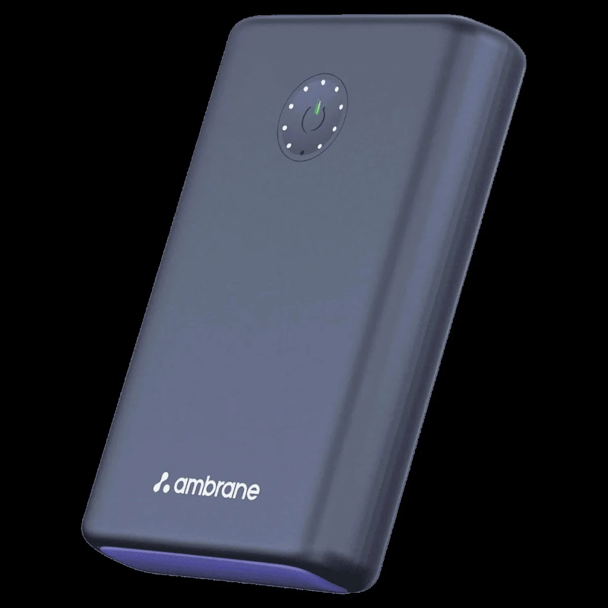 ambrane Powerlit Ultra Lite 20000 mAh 85W Fast Charging Power Bank (2 Type C & 1 Type A Ports, Multi Layers of Chipset Protection, Black)