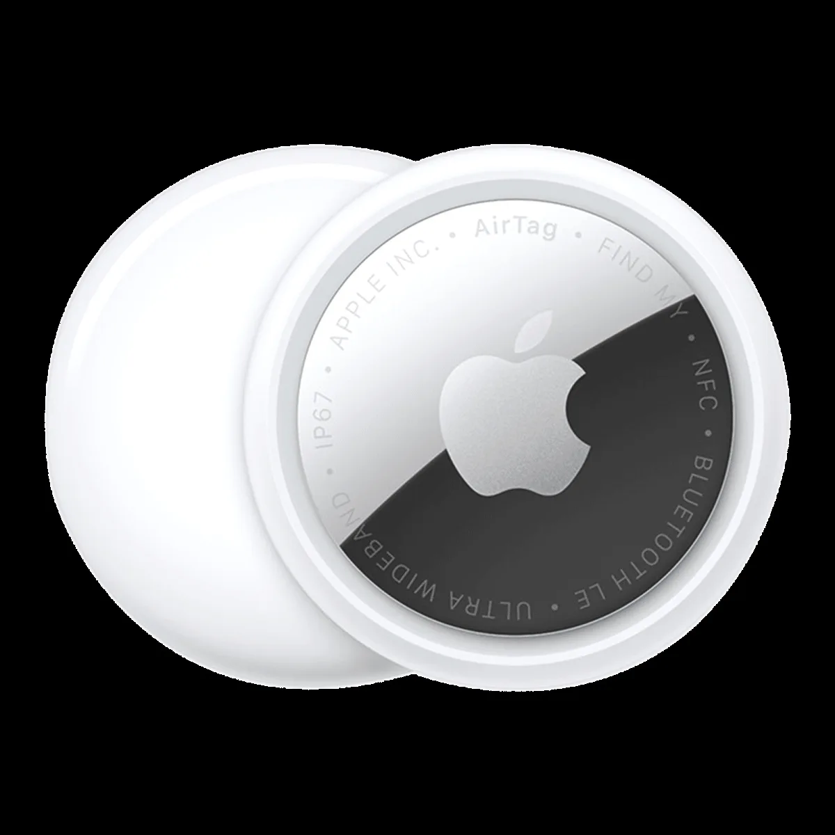 Apple AirTag 2nd Generation for iOS (NFC Tap For Lost Mode, Pack of 1, White)