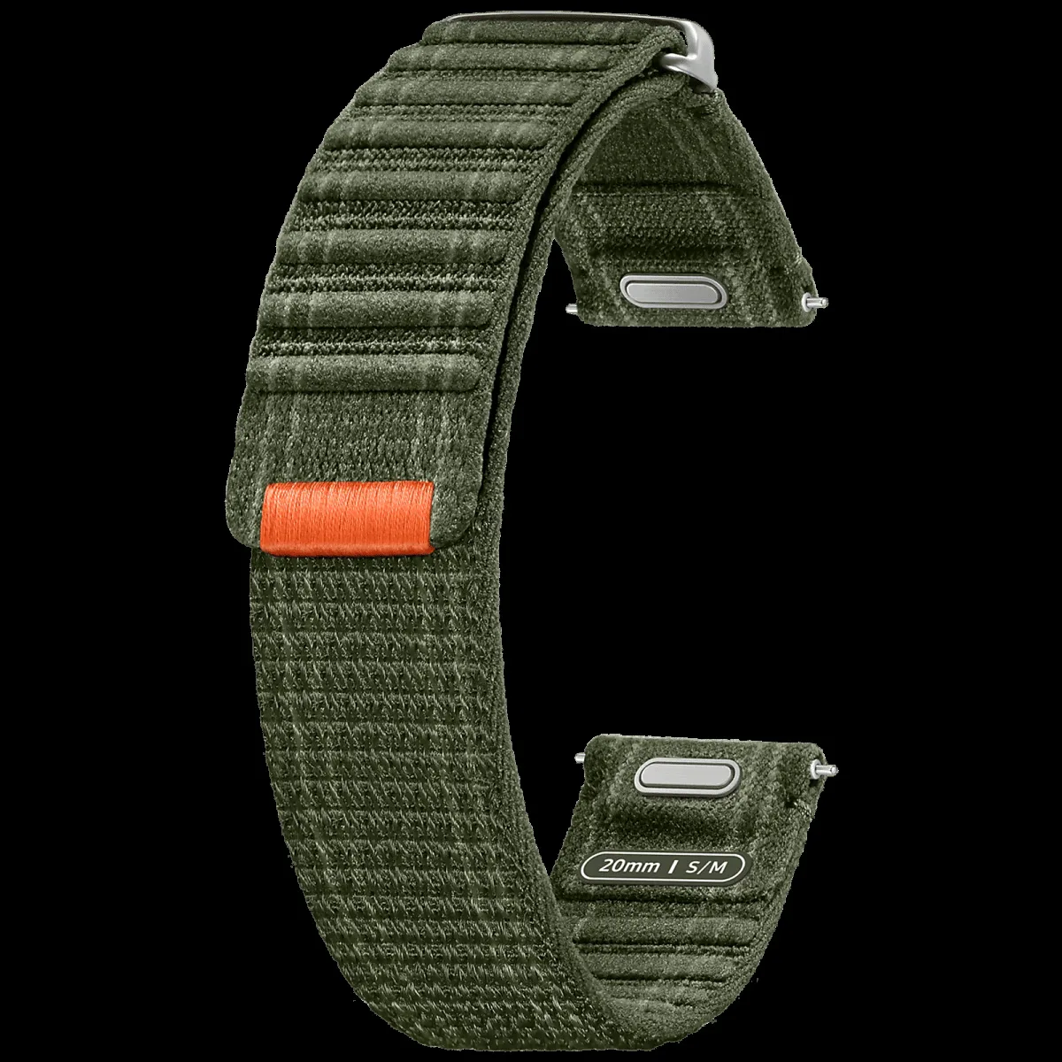 SAMSUNG ET-SVL30SKEGIN Fabric Band for SAMSUNG Galaxy Watch7 (S/M) (Effortless Style, Green)