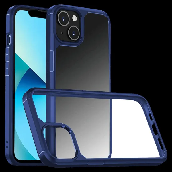 GRIPP Defender Hard Polycarbonate & TPU Back Cover for Apple iPhone 13 (Drop Protection, Blue)