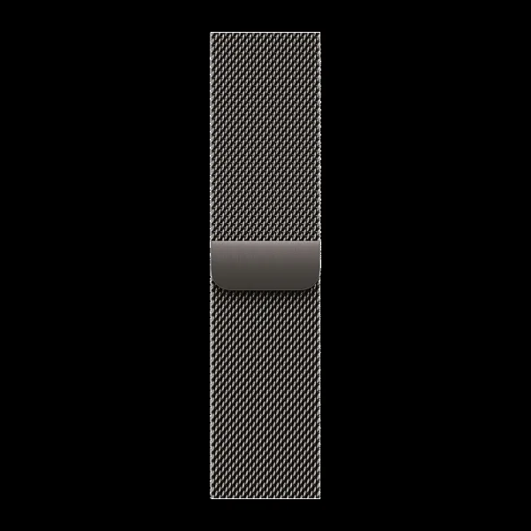 Apple Stainless Steel Magnetic Milanese Loop for Apple Watch (38mm / 40mm / 41mm / 42mm) (Physical Vapour Deposition Layer, Slate)