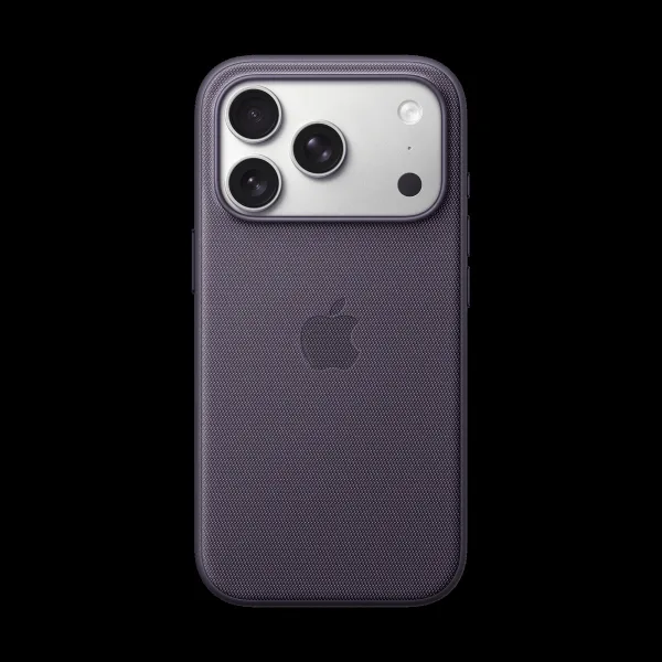 Apple TechWoven TPU & Recycled Polyester Back Cover for Apple iPhone 17 Pro (MagSafe Compatible, Purple)
