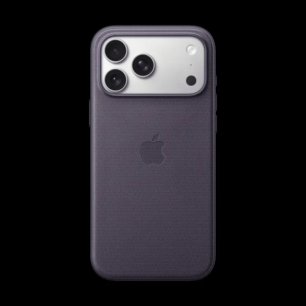 Apple Recycled Polyester Back Cover for Apple iPhone 17 Pro Max (MagSafe Compatible, Purple)