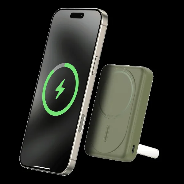 urbn Slide MagTag 10000 mAh 20W Fast Charging Power Bank (2 Type C Ports, LED Indicator, Camo)