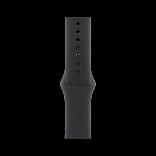 Apple Fluoroelastomer Sport Band for Apple Watch (44mm / 45mm / 46mm / 49mm, S/M) (Durable & Strong, Black)