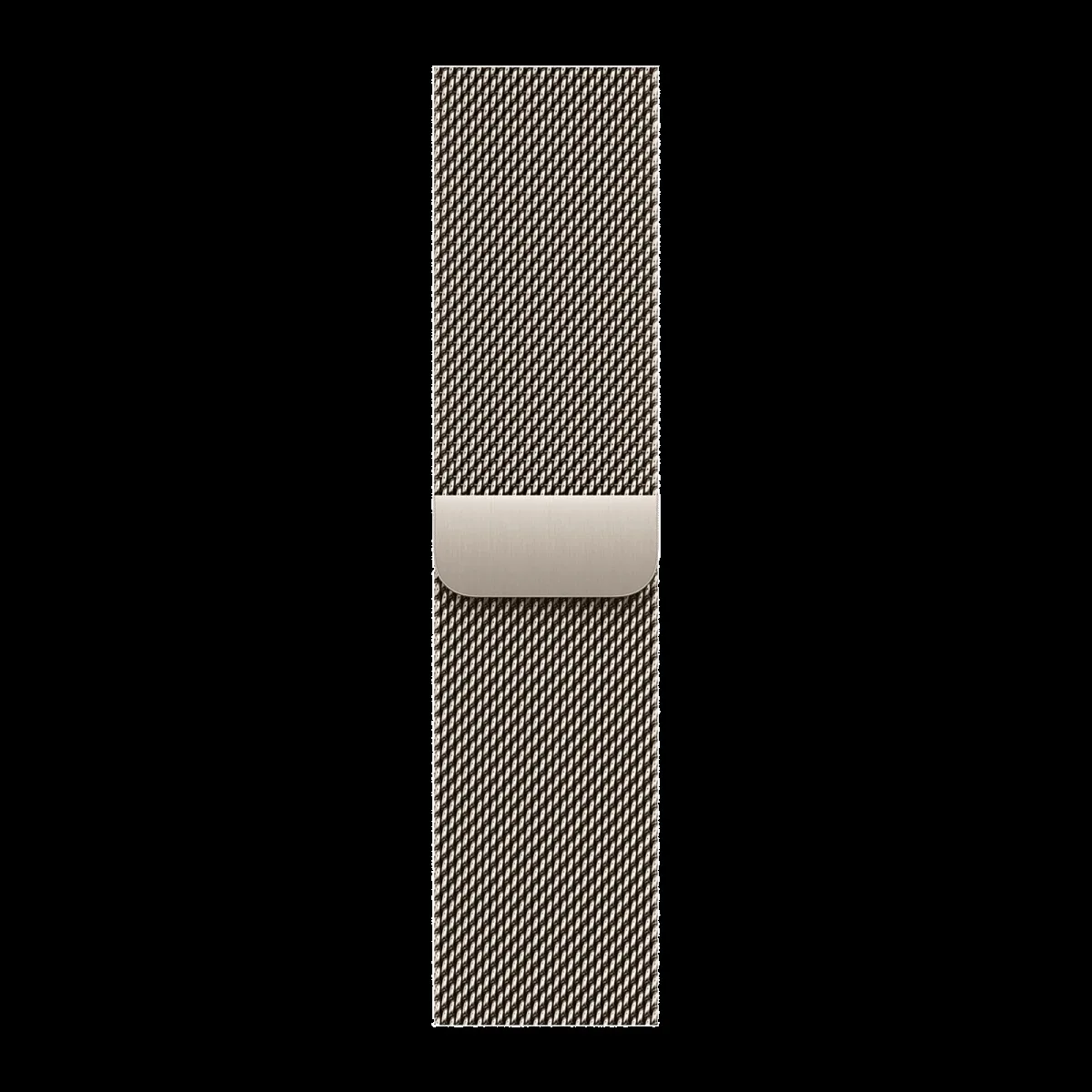 Apple Stainless Steel Magnetic Milanese Loop for Apple Watch (38mm / 40mm / 41mm / 42mm) (Physical Vapour Deposition Layer, Natural)