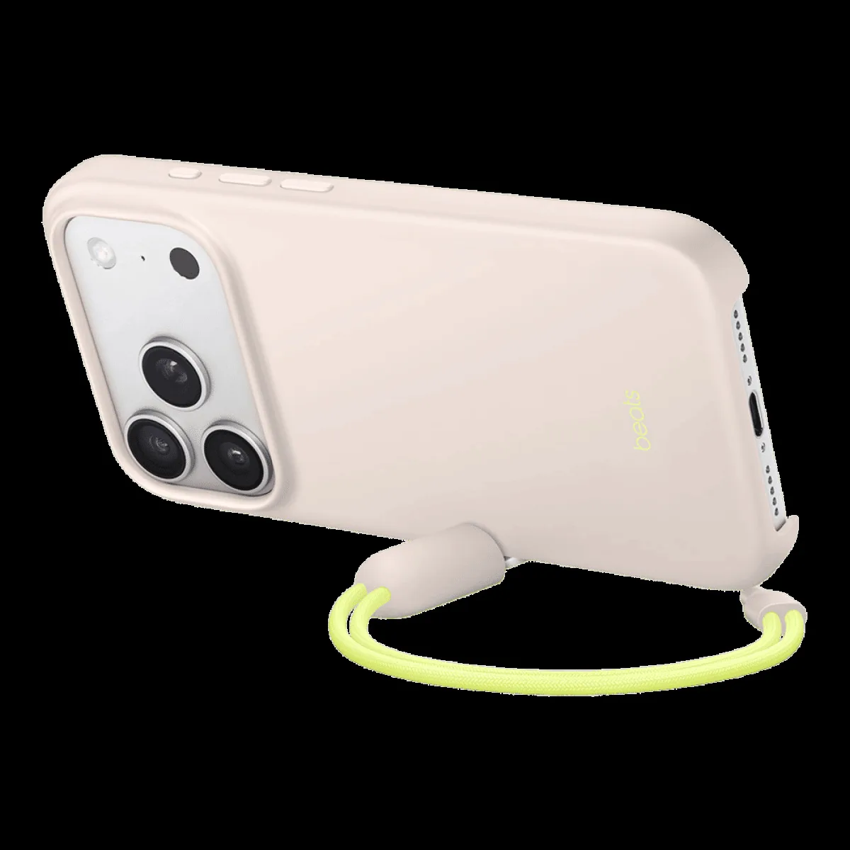 beats Polycarbonate & Plastic Hard Back Cover for Apple iPhone 17 Pro (MagSafe Charging Compatible, Lime Stone)