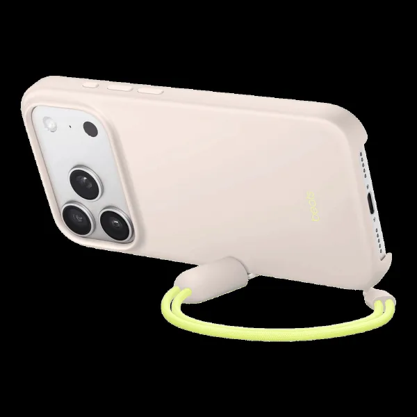 beats Polycarbonate & Plastic Hard Back Cover for Apple iPhone 17 Pro (MagSafe Charging Compatible, Lime Stone)