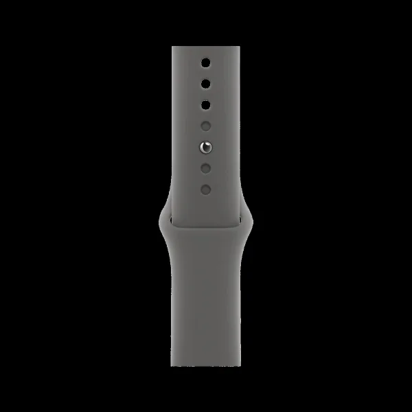 Apple Fluoroelastomer Sport Band for Apple Watch (44mm / 45mm / 46mm / 49mm, M/L) (Durable & Strong, Stone Grey)
