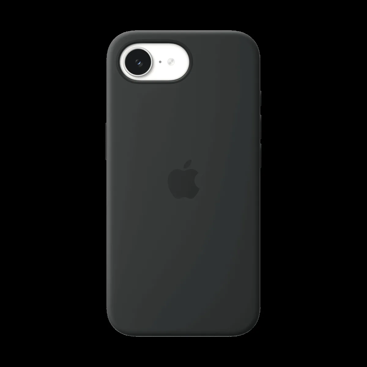 Apple Soft Silicone Back Cover for Apple iPhone 17e (MagSafe Compatible, Black)