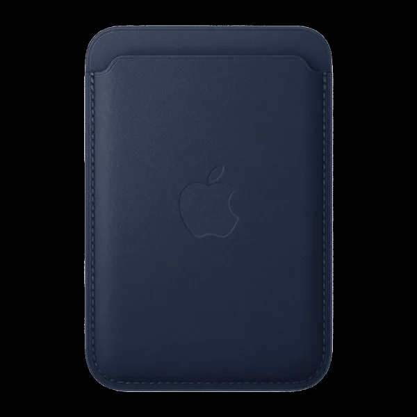 Apple FineWoven Wallet for Apple iPhone 16, 16 Plus, 16 Pro, 16 Pro Max, 15, 15 Plus, 15 Pro, 15 Pro Max, 14, 14 Plus, 14 Pro, 14 Pro Max, 13 Mini, 13, 13 Pro, 13 Pro Max, 12 Mini, 12, 12 Pro, 12 Pro Max (MagSafe Compatible, Deep Blue)