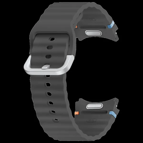 SAMSUNG ET-SNL31LBEGIN HNBR Sport Band for SAMSUNG Galaxy Watch7, Watch4, Watch4 Classic, Watch5, Watch 5 Pro, Watch6 & Watch6 Classic (M/L) (Breathable Design, Dark Gray)