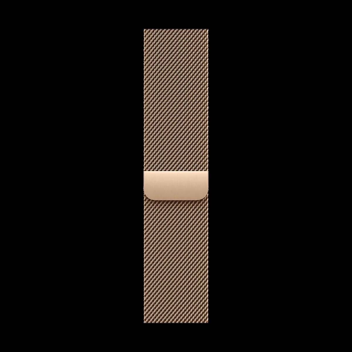 Apple Stainless Steel Milanese Loop for Apple (44mm / 45mm / 46mm / 49mm, S/M) (Physical Vapour Deposition Layer, Gold)
