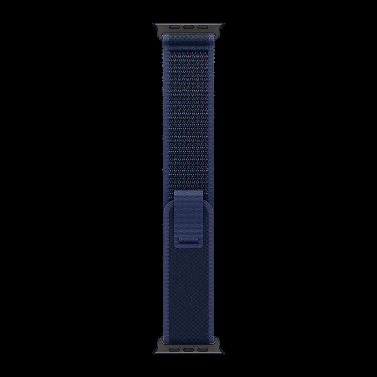 Apple Trail Polyester, Spandex, Nylon & Black Titanium Trail Loop for Apple Watch (44mm / 45mm / 46mm / 49mm, S/M) (Ultra-Thin, Blue)