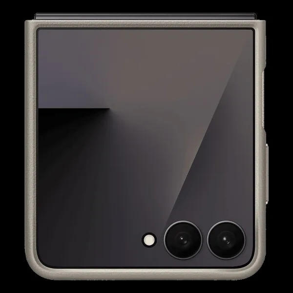 SAMSUNG Polycarbonate Back Cover for SAMSUNG Galaxy Z Flip7 (Kindsuit, Taupe)