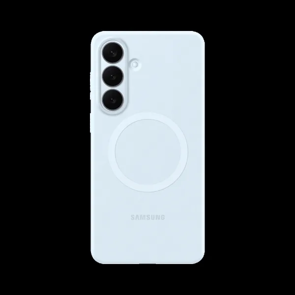 Samsung Soft Silicone Back Cover for Galaxy S26+ (Built-in Magnets, Light Blue)