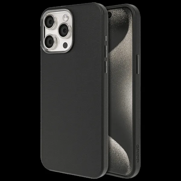 GRIPP Heritage Xtreme TPU Back Cover for Apple iPhone 15 Pro Max (5ft Drop Tested, Black)