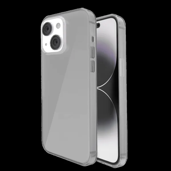 GRIPP Neo Hard & Soft TPU & Polycarbonate Back Cover for Apple iPhone 15 (6ft Drop Tested, Smoke)