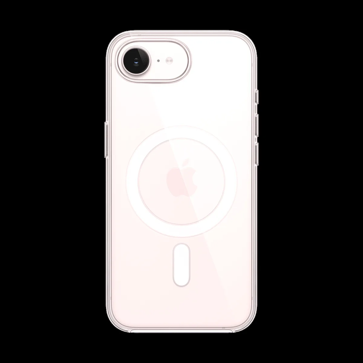 iPhone Polycarbonate Back Cover for Apple iPhone 17e (MagSafe Charging Compatible, Clear)