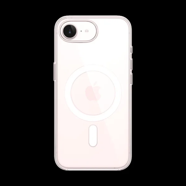 iPhone Polycarbonate Back Cover for Apple iPhone 17e (MagSafe Charging Compatible, Clear)
