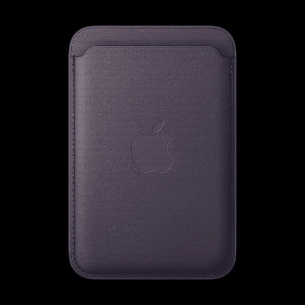 Apple FineWoven Wallet for Apple iPhone Air, 17 Pro, 17 Pro Max, 17, 16 Pro, 16 Pro Max, 16, 16 Plus, 15 Pro, 15 Pro Max, 15, 15 Plus, 14 Pro, 14 Pro Max, 14, 14 Plus, 13 Pro, 13 Pro Max, 13 mini, 13, 12 Pro, 12 Pro Max (Built-in Magnets, Midnight Purple)